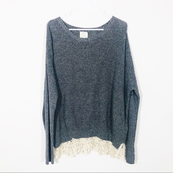 🔥SALE🔥 Pins & Needles dark gray sweater medium oversized - Picture 3 of 7